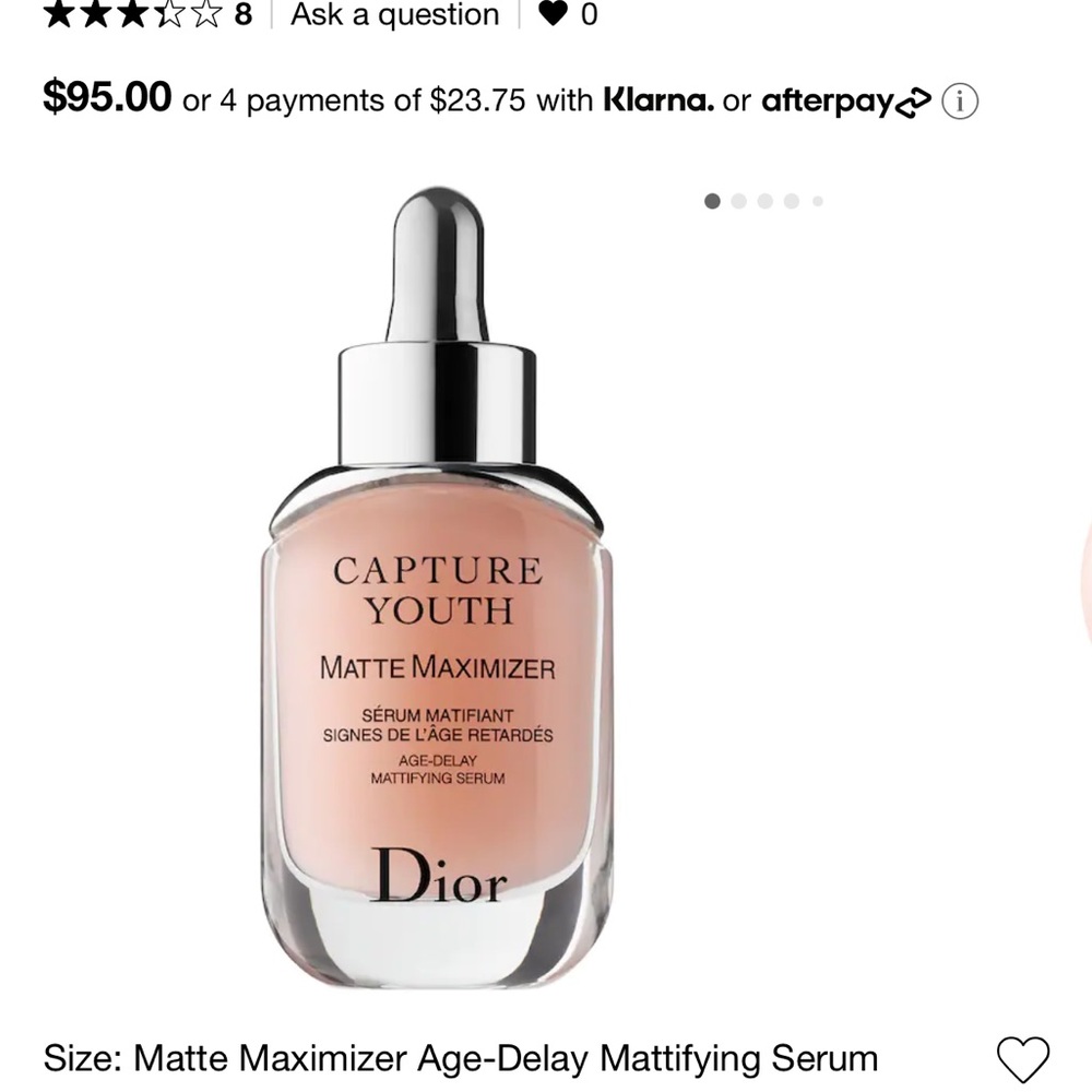 Dior Matte Maximzer